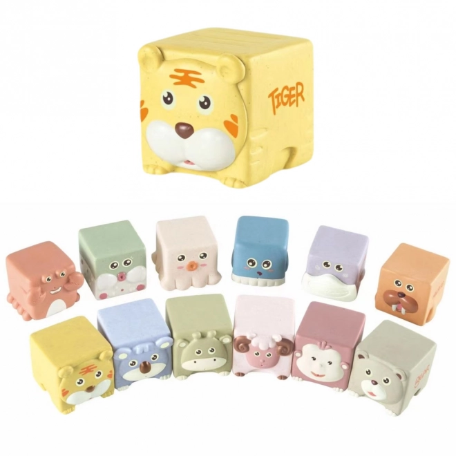 Set cuburi senzoriale moi cu animale