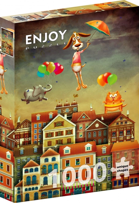 Puzzle Enjoy Deasupra Orașului 1000 Piese