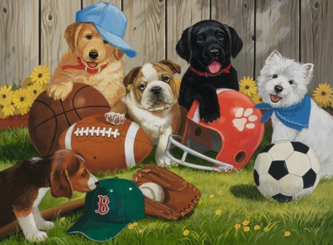 Puzzle Ravensburger Hai Să Ne Jucăm Mingea