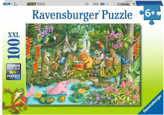 Puzzle XXL Capela junglei 100 piese