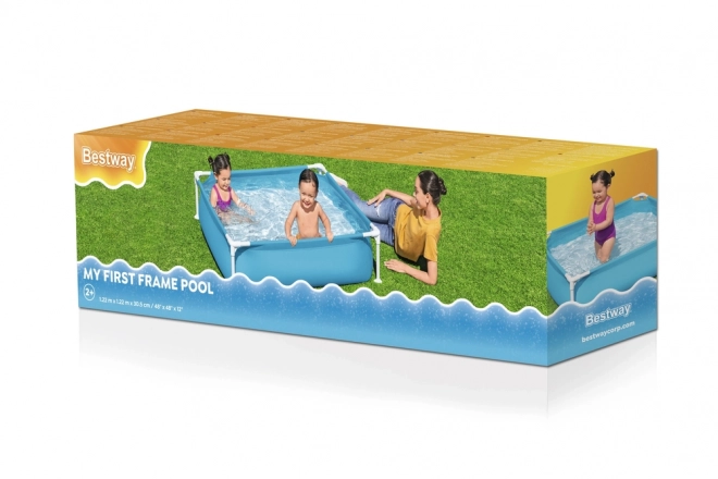 Piscină de grădină pentru copii 122 cm x 122 cm x 30 cm Bestway 56217