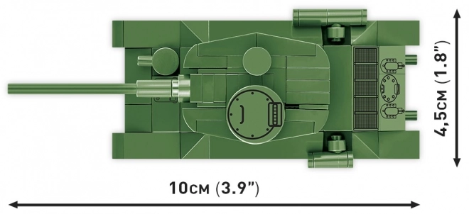 tanc T-34/85 la scară 1:72 Cobi