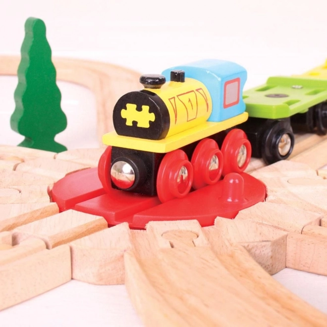 Trecere cu 8 ieșiri Bigjigs Rail