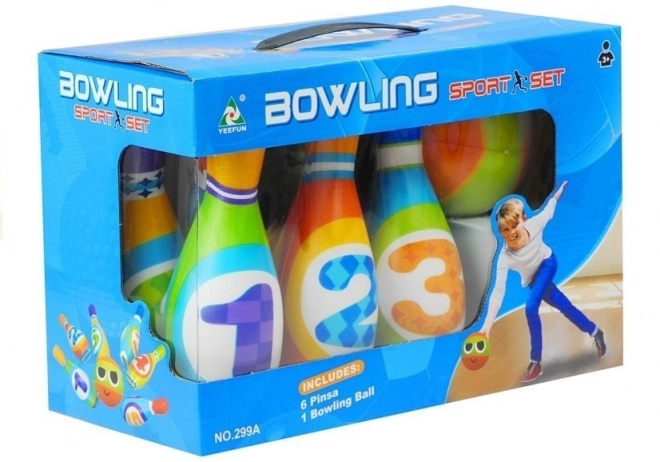 Joc de bowling cu cifre pentru copii