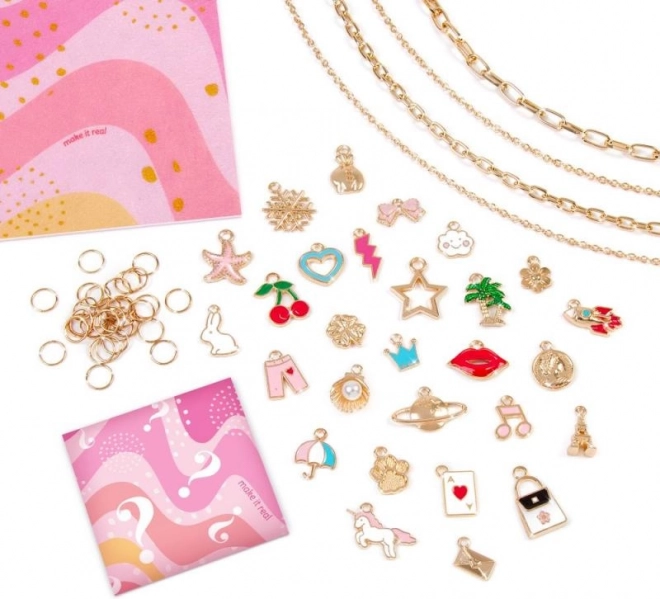 Set creativ pentru fabricarea colierelor cu pandantive