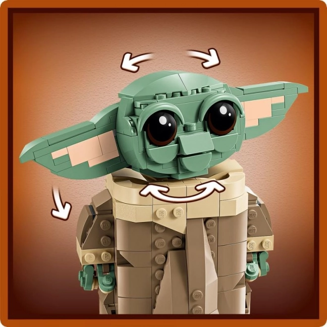 Lego Star Wars Grogu cu cărucior