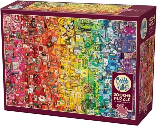 Puzzle curcubeu COBBLE HILL 2000 piese
