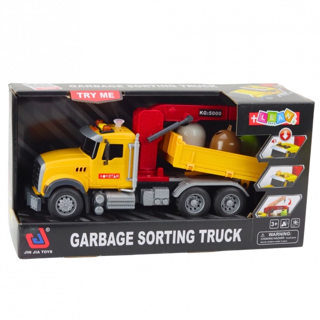 Camion de sortare a deșeurilor cu efecte