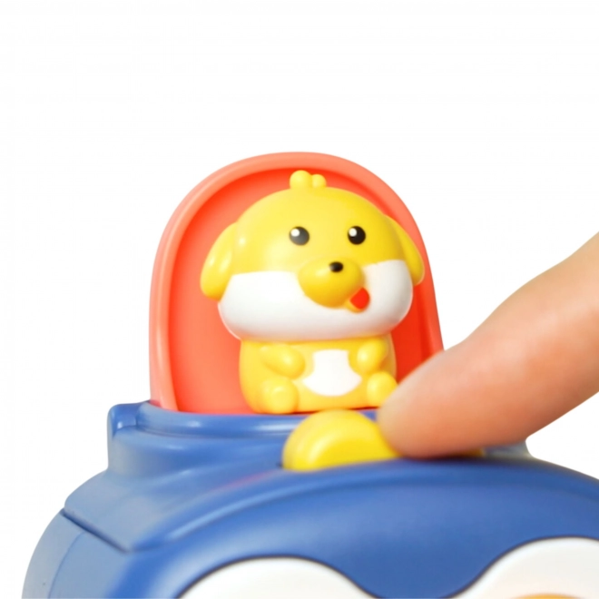 Pingwin WOOPIE educațional Montessori 6-in-1 cu bile senzoriale