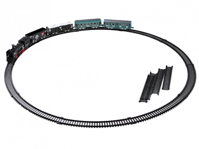 Tren electric cu vagoane