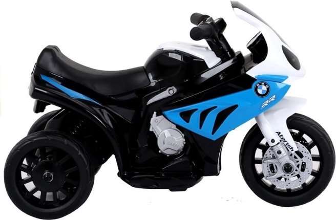 Motocicletă pe baterii BMW S1000RR cu trei roți albastră