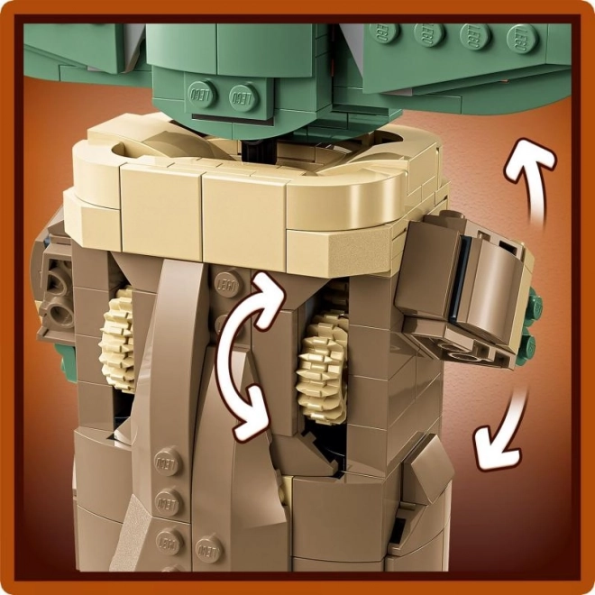 Lego Star Wars Grogu cu cărucior