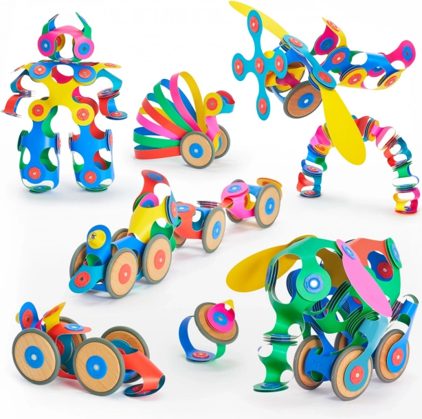 Set de vehicule magnetice Clixo