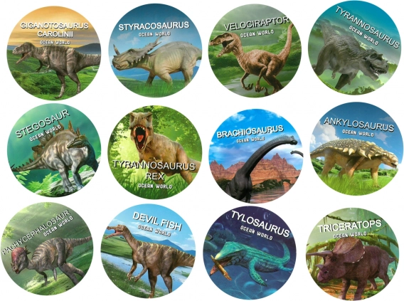 Mix de dinozauri mici în cutie