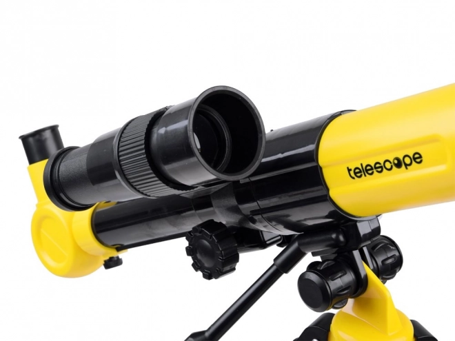 Telescop pe trepied pentru copii – Galben