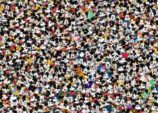 Puzzle provocare Mickey 1000 piese Ravensburger