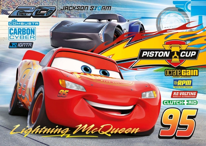 Puzzle Cars 3: Piston Cup 60 de piese