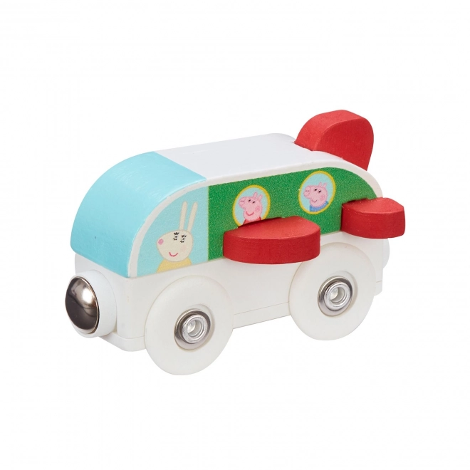 Vehicul din lemn Mini Peppa Pig Tm Toys