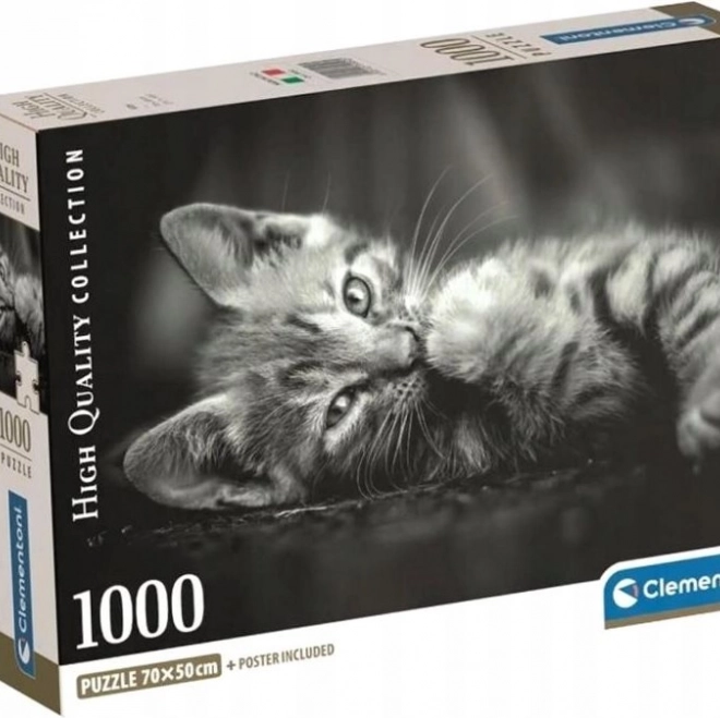 Puzzle pisoi alb-negru 1000 piese