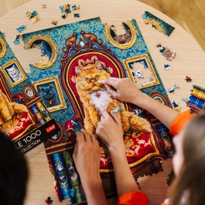 Puzzle Trefl Premium Plus Magic Collection: Kočkománie 1000 piese