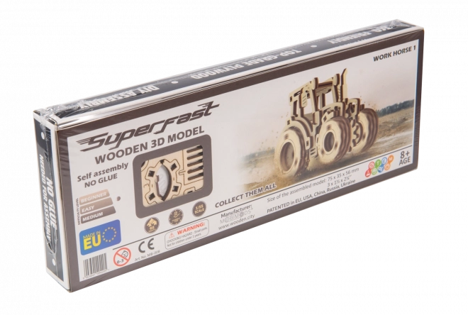Puzzle 3D tractor Fendt