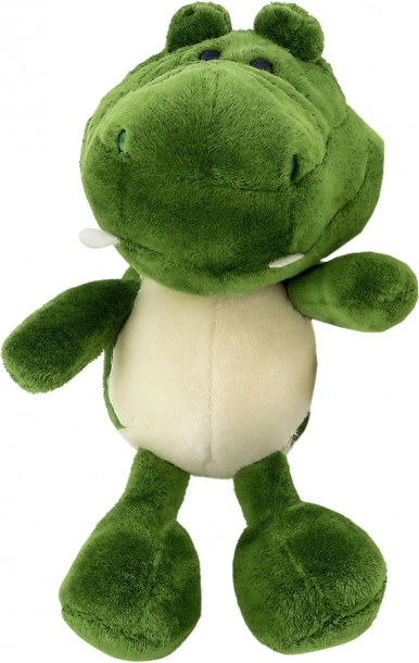 Crocodil de pluș cu ventuză verde 23 × 12 cm