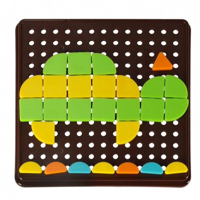 Puzzle mozaică creativă și logică cu forme geometrice