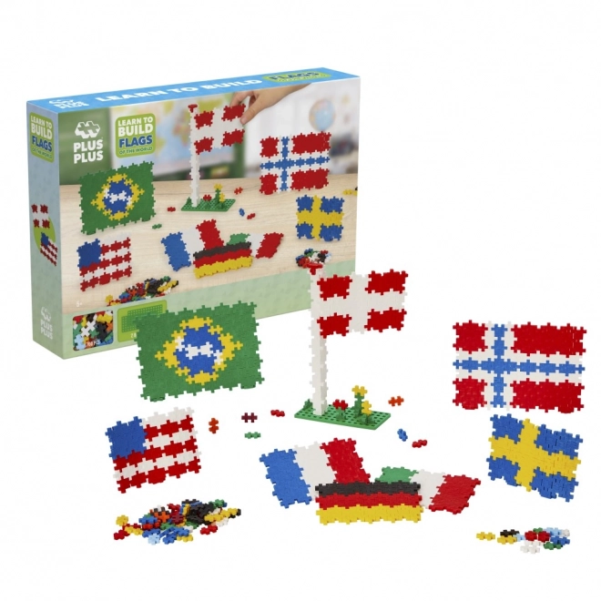 Plus-Plus set de construcție Steagurile lumii