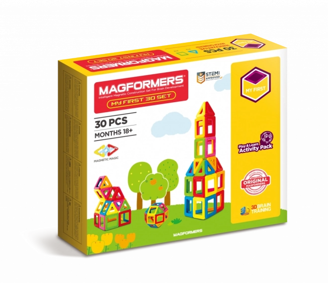 Prima mea magformers cu 30 de piese