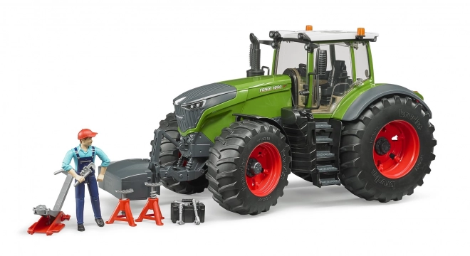 Tractor Fendt 1050 Vario Bruder cu mecanic și unelte