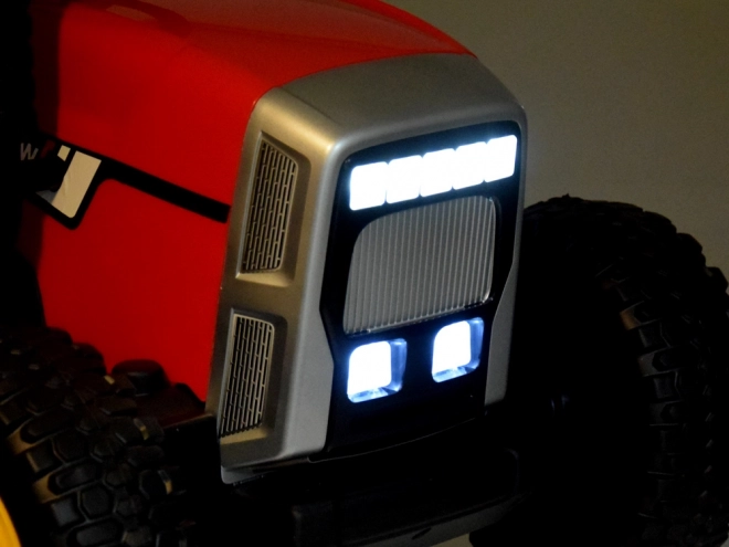 Tractor cu remorcă electric pentru copii Jokomisiada – Roșu