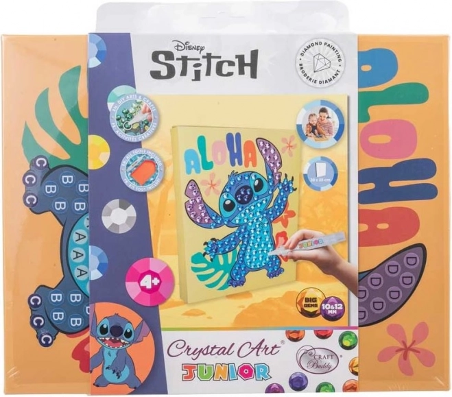 Pictură cu diamante Junior Disney: Stitch