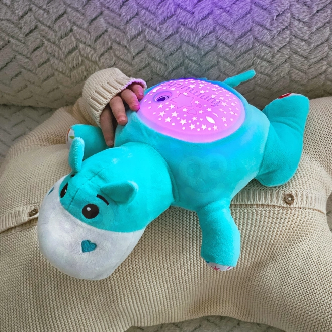 Hipopotam distractor și proiectoare 2 în 1 WOOPIE BABY