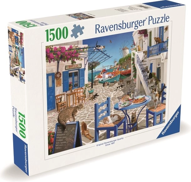 Puzzle Pisici din Mykonos 1500 piese