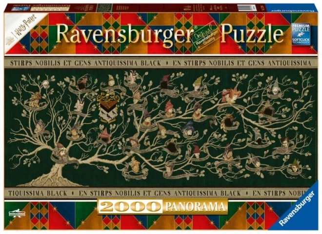 Puzzle Panorama cu Arborele Genealogic Harry Potter 2000 de Piese