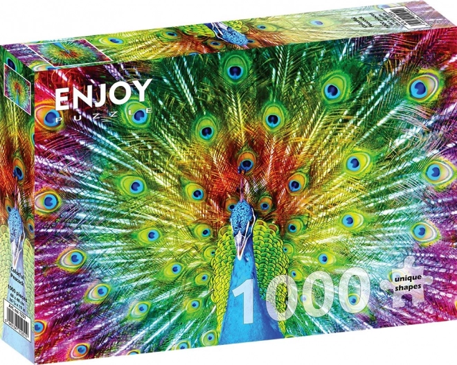 Puzzle Păun Colorat 1000 Piese