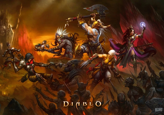 Puzzle Good Loot Diablo - Heroes Battle 1000 piese