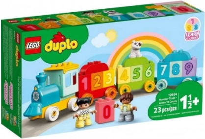 lego duplo tren cu numere – învățarea calculului
