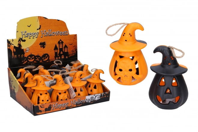 Dovleac luminos de Halloween 11x6,5 cm