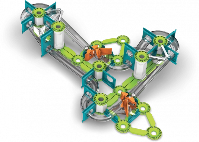 Set de construcție Geomag Mechanics Gravity 67 de elemente