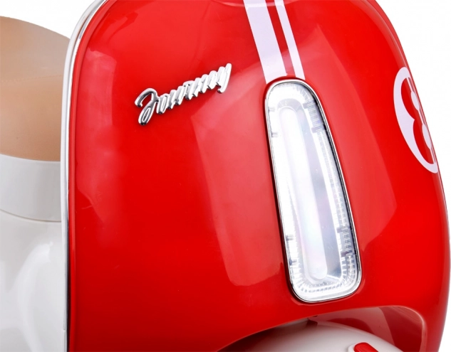 Scuter electric clasic pentru copii portocaliu – Roșu