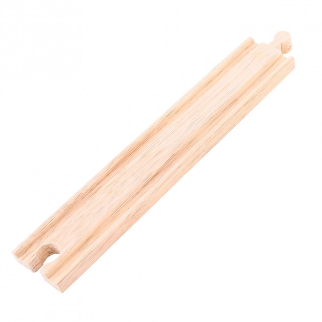 Șine drepte lungi Bigjigs Rail 21 cm set 4 bucăți