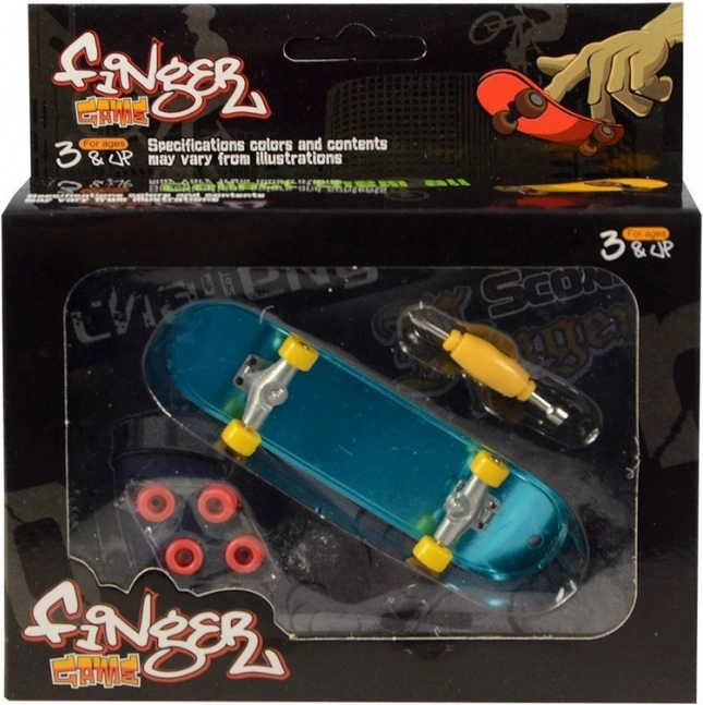 Skateboard de deget Metalic 9 cm