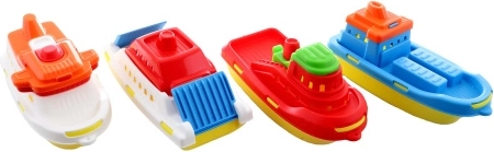 Bărcuță colorată din plastic pentru apă