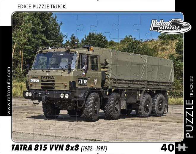 Puzzle Retro-Auta Tatra 815 VVN 8x8