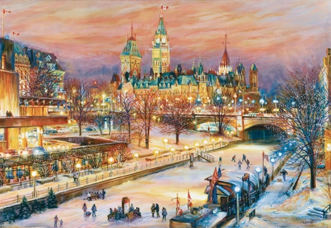 Puzzle Festivalul de Iarnă în Ottawa 1000 de Piese