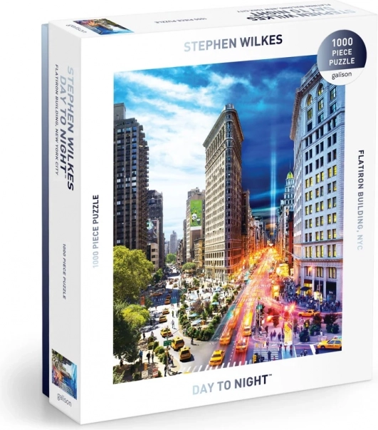 Puzzle Galison Flatiron Zi și Noapte 1000 de piese