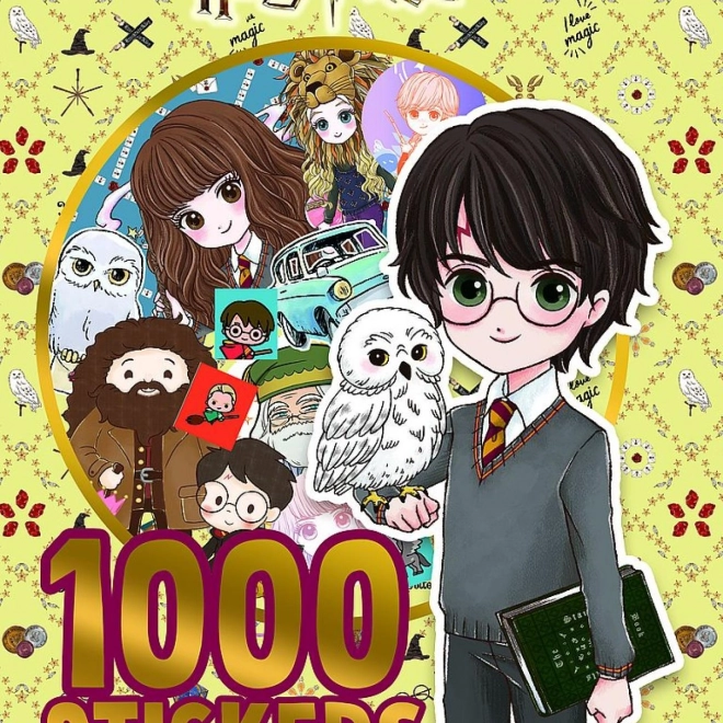 Caiet cu autocolante Harry Potter cu 1000 de autocolante