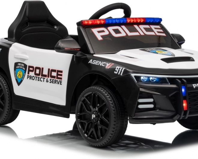 Mașină de poliție neagră 911 Agenție