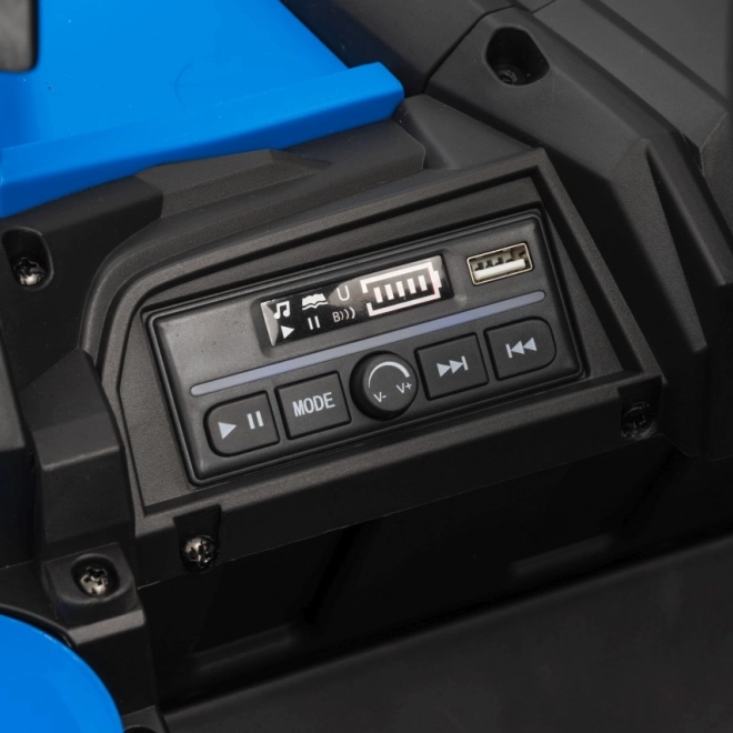 Vehicul electric pentru copii Buggy Madman UTV-MX albastru